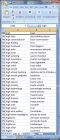 wordlist database english french